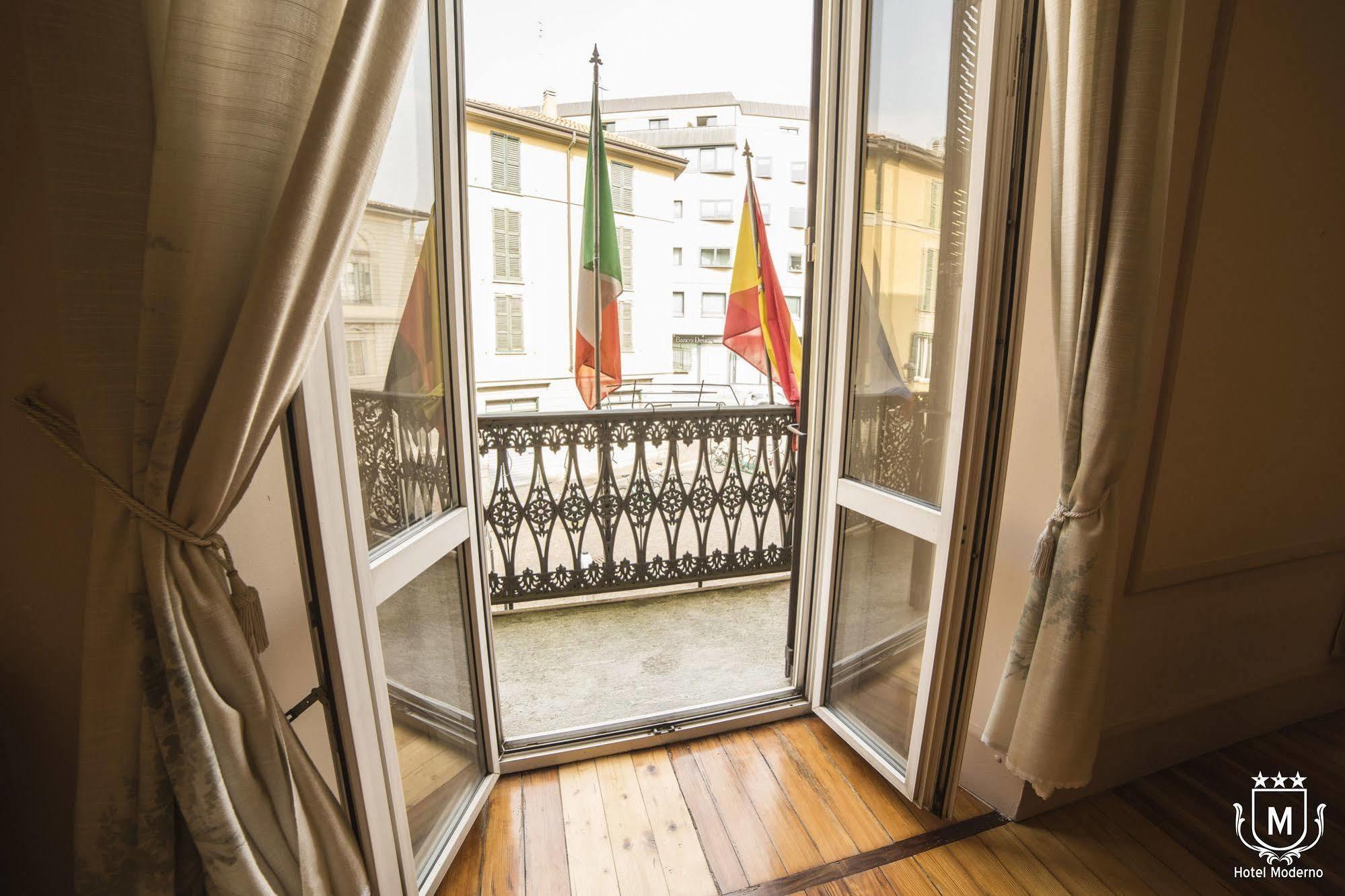 Hotel Moderno Lecco Buitenkant foto